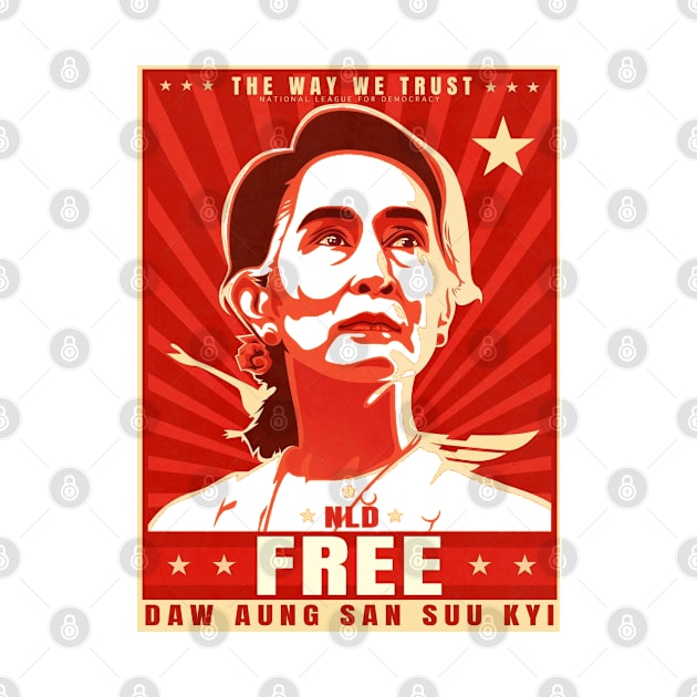 Aung San Suu Kyi by HenryHenry