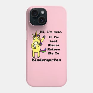 Kindergarten Unicorn Phone Case