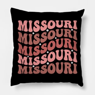 Missouri Retro Wavy Pillow