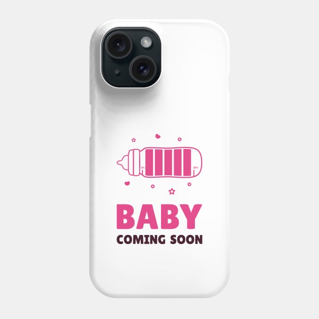 Baby Coming Soon Phone Case by OnepixArt