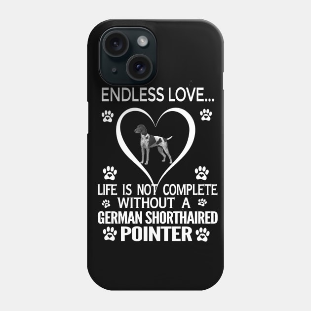 German Shorthaired Pointer Lovers Phone Case by bienvaem