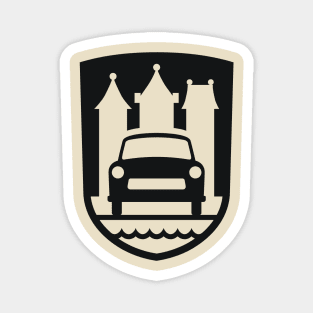 Trabant Wappen Zwickau (black) Magnet