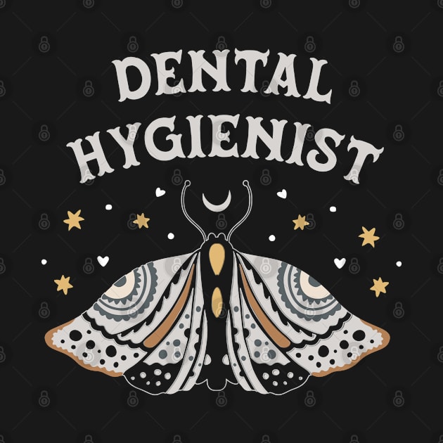 Dental Hygienist - boho butterfly Design by best-vibes-only