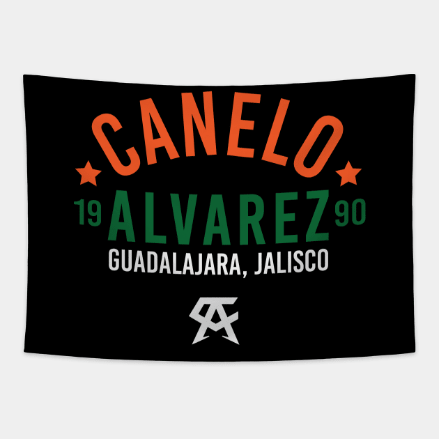 Canelo Alvarez Guadalajara Jalisco Tapestry by cagerepubliq