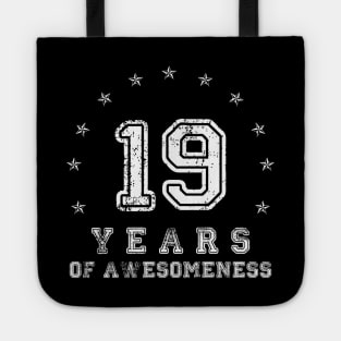 Vintage 19 years of awesomeness Tote