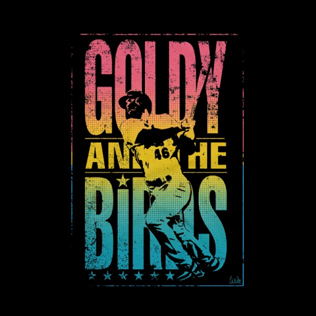 Paul Goldschmidt Goldy And The Birds by Erianna Bee