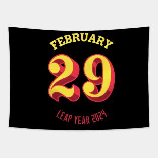 February 29 Leap Year 2024 Feb 29 Leap Year Day Happy Leap Year Leap Year Birthday February 29th Tapestry