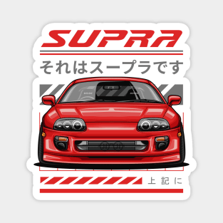 Supra MK4 JDM Legends (red candy) Magnet