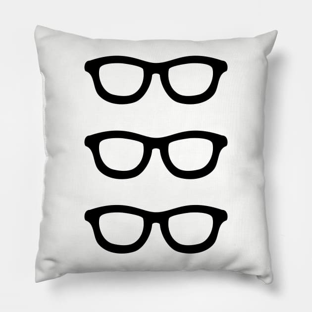 3 Smart Glasses Pillow by XOOXOO