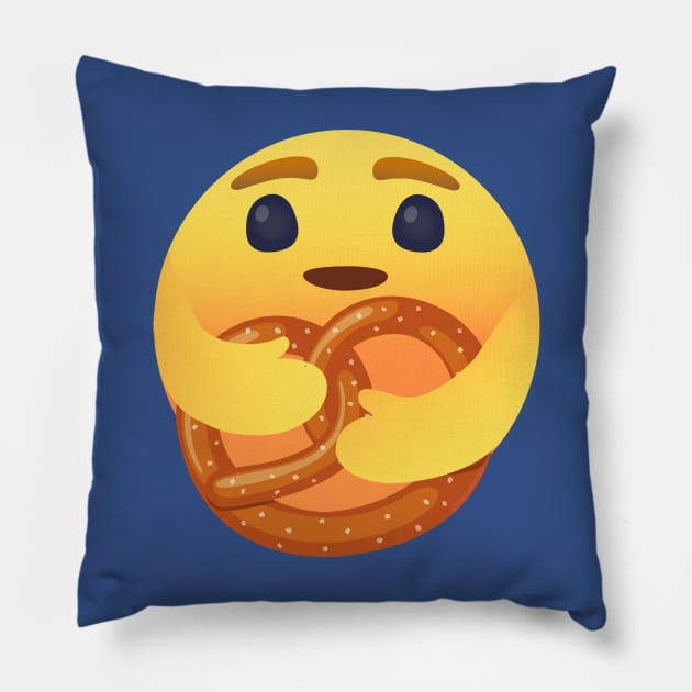 Pretzel Lover Pillow by littleSamantics