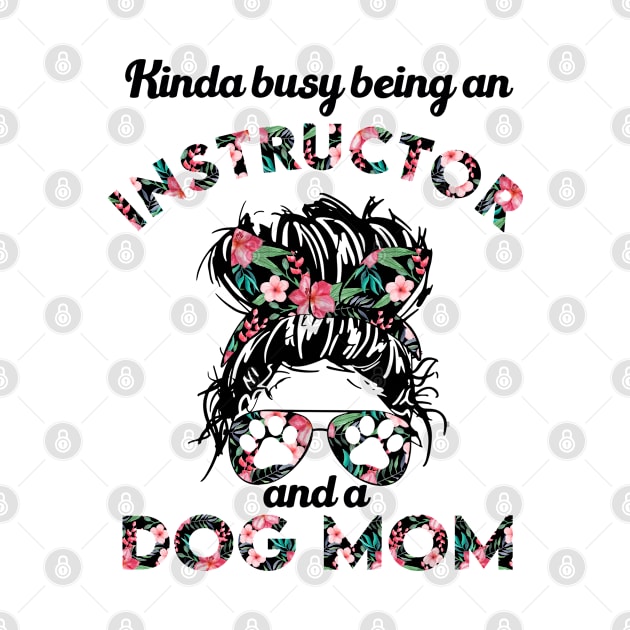 Instructor woman and dog mom gift . Perfect present for mother dad friend him or her by SerenityByAlex