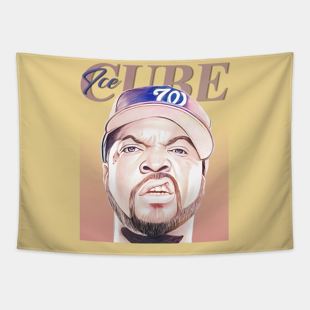 Ice Cube || Best Rap Hip Hop Tapestry by Alaknanda prettywoman