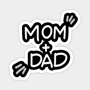 Mom + Dad Magnet