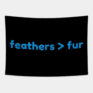 Parrot bird lovers - Feathers over Fur Tapestry