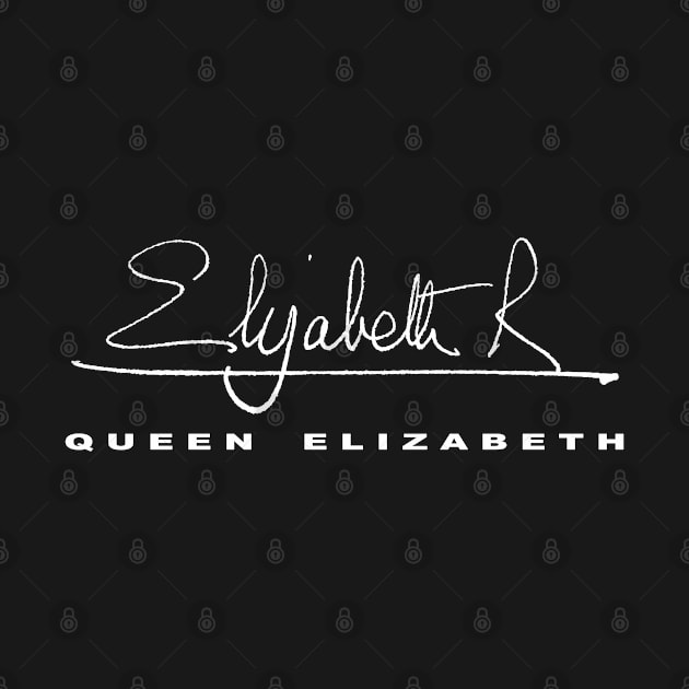 Queen Elizabeth signature by Vladimir Zevenckih