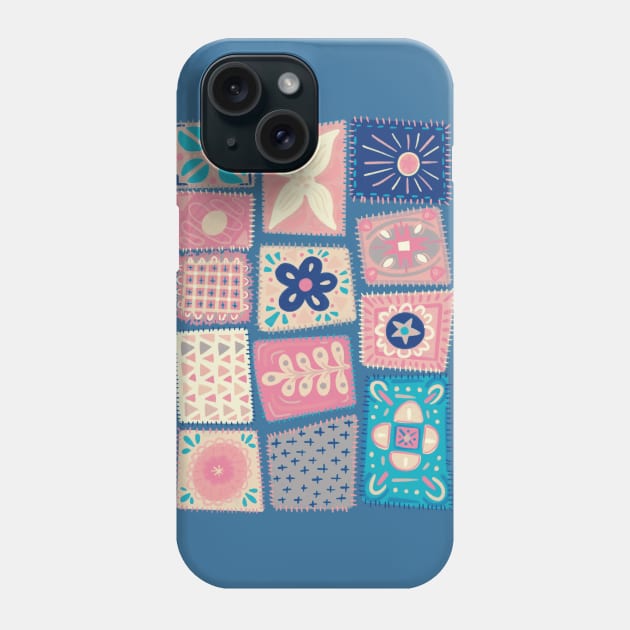 Patchwork Person - Pink Phone Case by Bittersweet & Bewitching