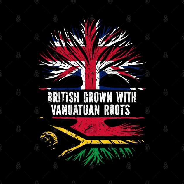 British Grown with Vanuatuan Roots UK Flag England Britain Union Jack by silvercoin