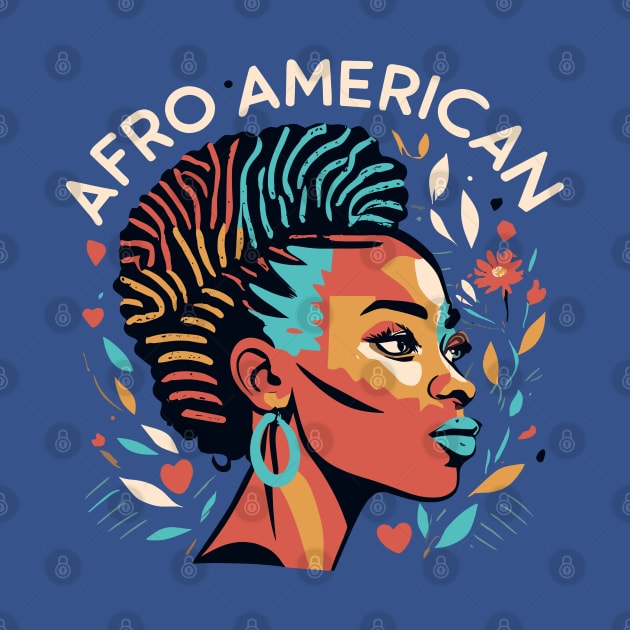 Afro American Woman by Graceful Designs