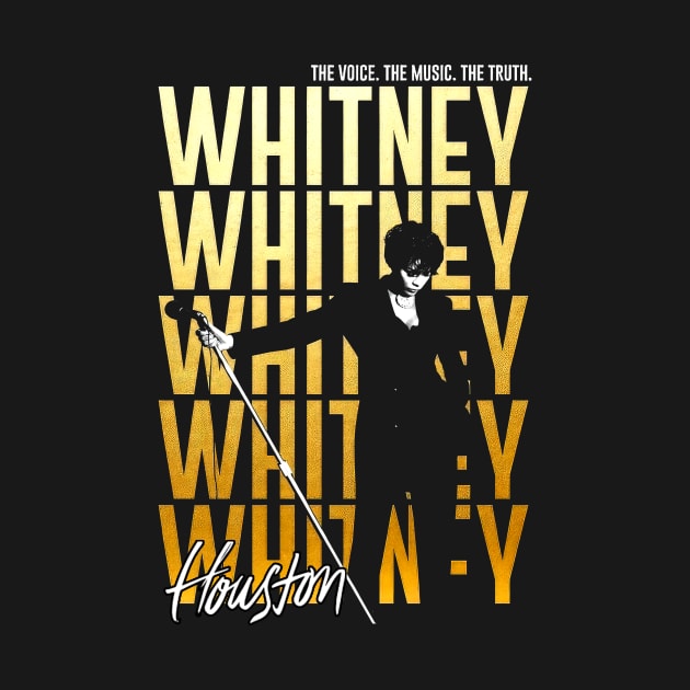 Whitney Houston Vintage 80s 90s Retro by Garza Arcane