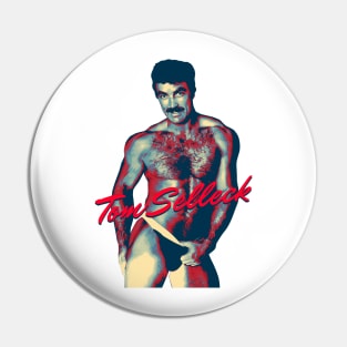 Classic Tom Selleck Pin