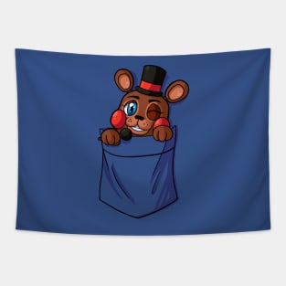 Toy Freddy in my Pocket -ORIGINAL- Tapestry