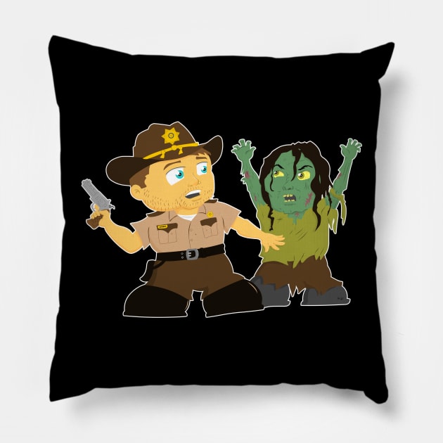 Walking Dead Pillow by scoffin