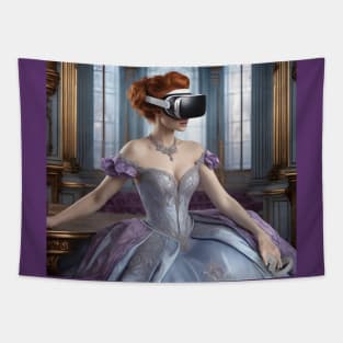 Baroque Lady VR Gamer Tapestry