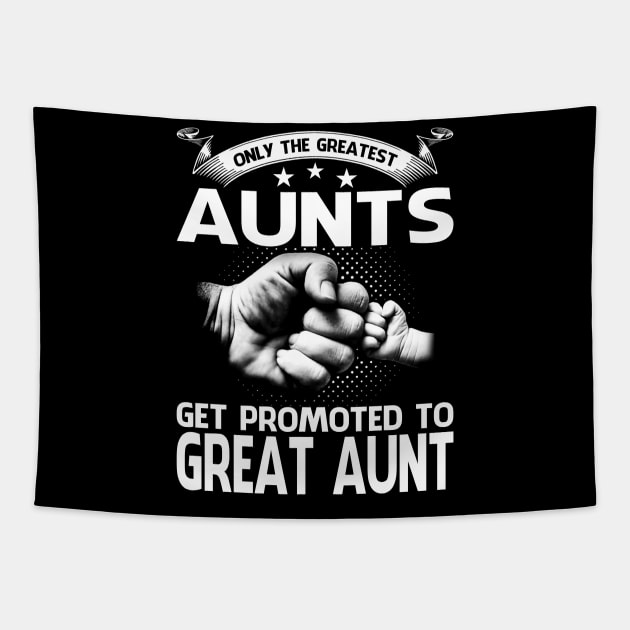 Only The Greatest Aunts Get Promoted To Great Aunt Tapestry by eyelashget
