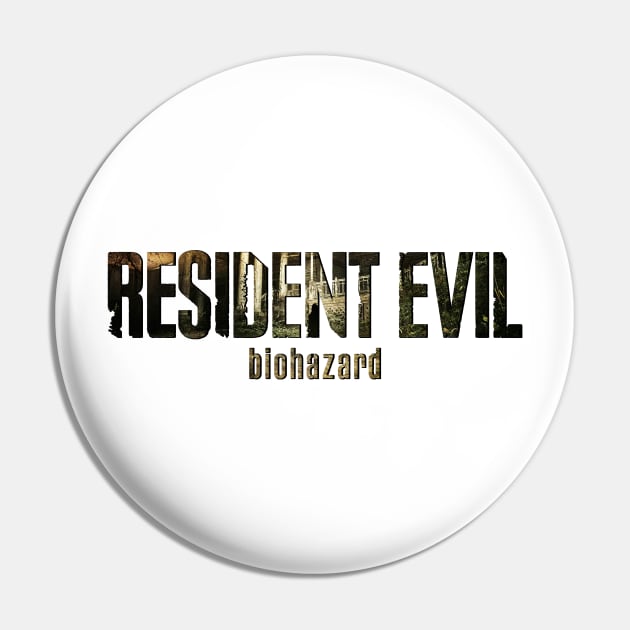 Resident Evil 7 Text Art Pin by TortillaChief