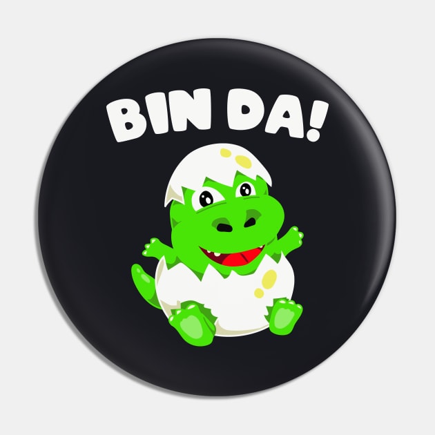 Bin da süßer Dino Geburt Baby Geschenke Pin by Foxxy Merch