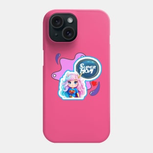 Cute Unicorn Cartoon - SUPER MOM Phone Case