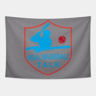 Real Baseball Talk Secondary Logo Tapestry