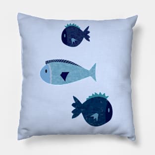 Cute Fish Art Pillow