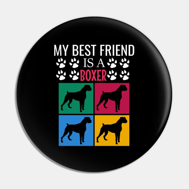 My best friend is a boxer Pin by cypryanus