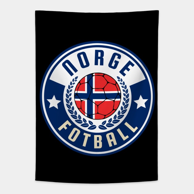 Norge Fotball Tapestry by footballomatic