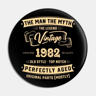 The Legend Vintage 1982 Perfectly Aged Pin