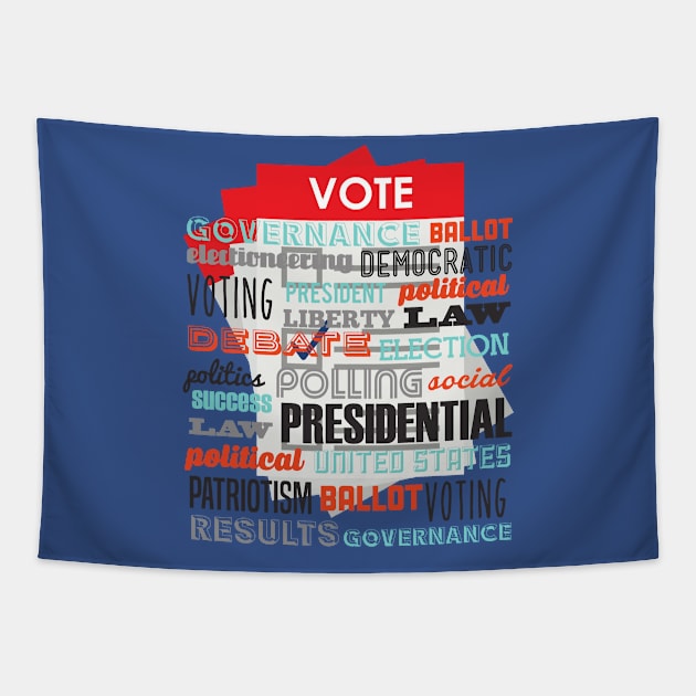 US Election 2020 Tapestry by UJ Store