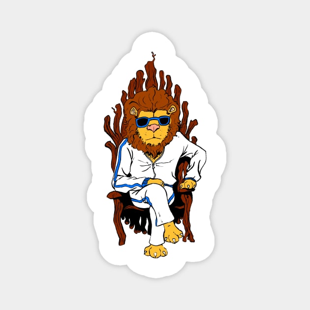 Chill Lion Magnet by jamacfarlane