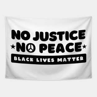 No Justice No Peace, Black lives matter, I can't breathe, George Floyd, Stop killing black people, Black history Tapestry