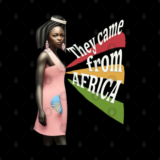 They came from Africa- girl by Stades