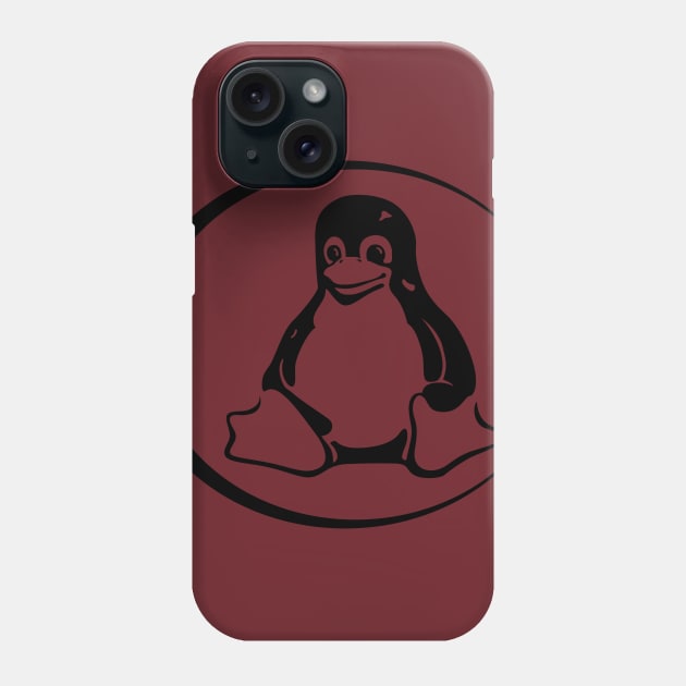 Linux Tux Phone Case by newLedger