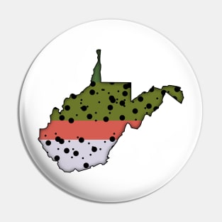 West Virginia Trout Pin