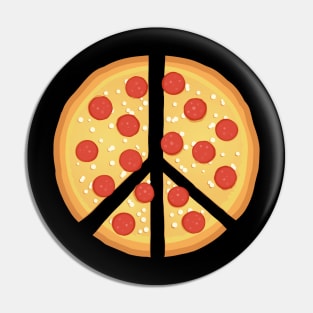 Pizza = peace Pin