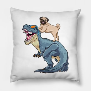 The T-Rex Rider Pillow