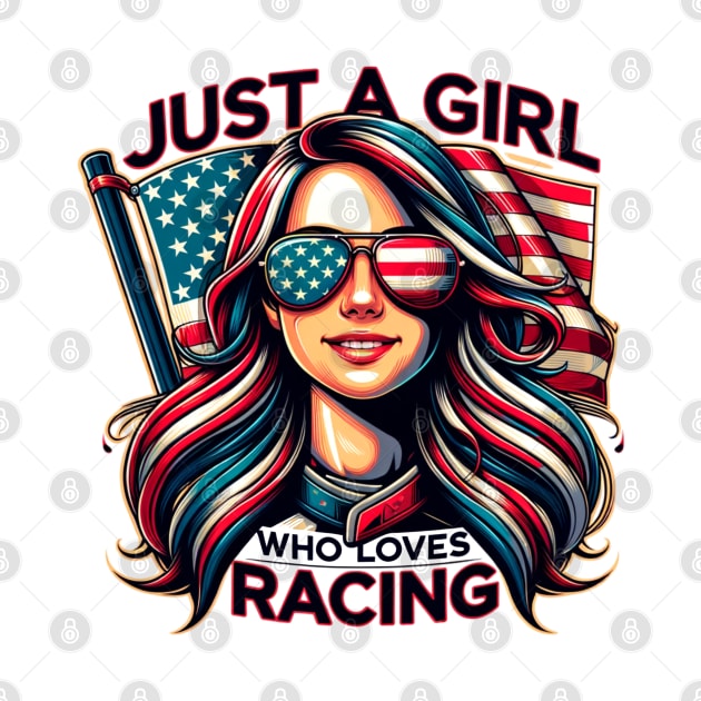 Just a Girl who Loves Racing by SOUDESIGN_vibe