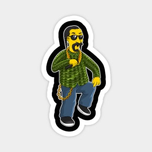 Simpsonize Snoop Ilustration Magnet