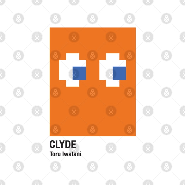 Retro Gaming Ghost CLYDE by Brandalisim