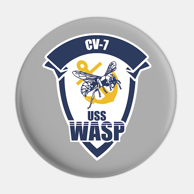 USS Wasp CV-7 Pin by TCP