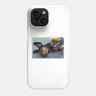 portrait of a pet puppy Phone Case