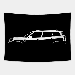 Mini Cooper Countryman (F60) Silhouette Tapestry